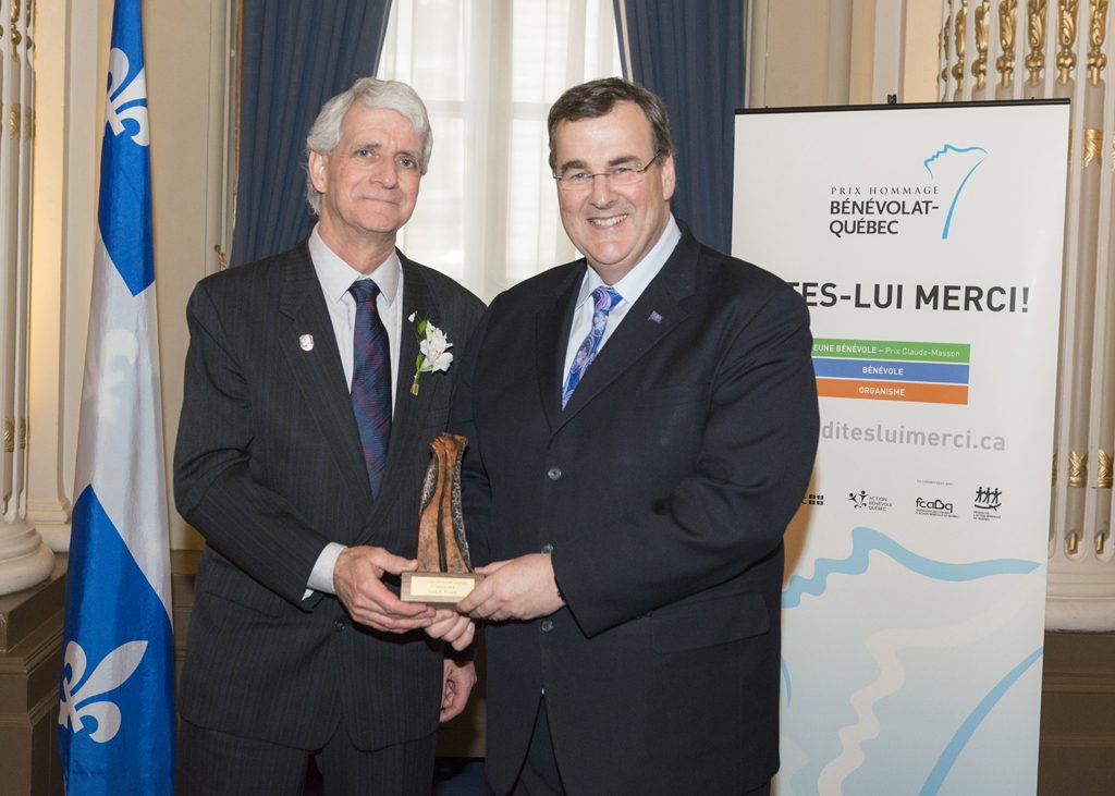 René Rivard bénévole