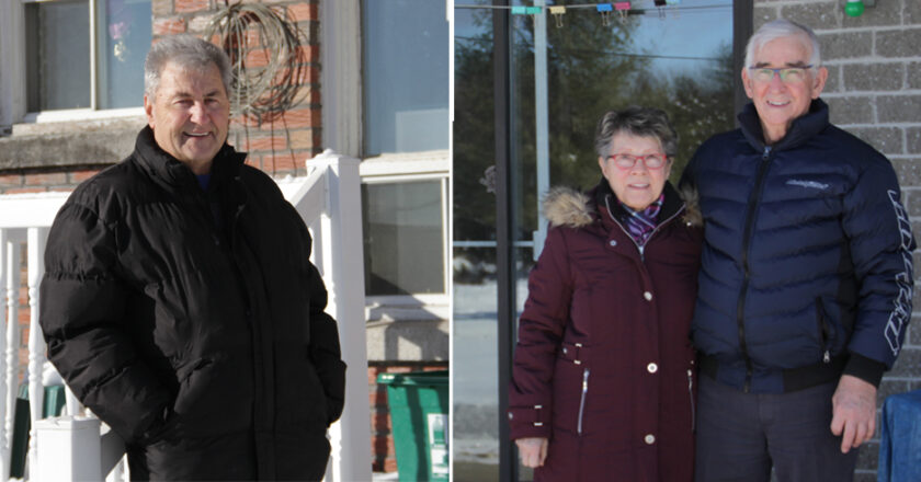 Marcel Busque, Florianne Magnan et son mari Richard Legault