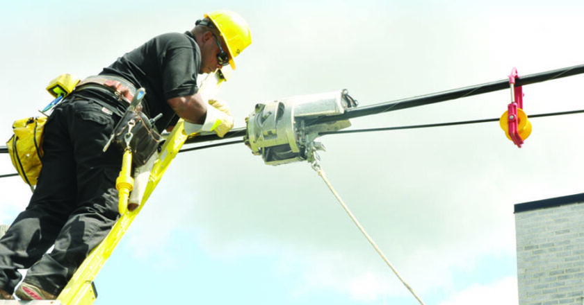Installation de la fibre optique dans le HSF