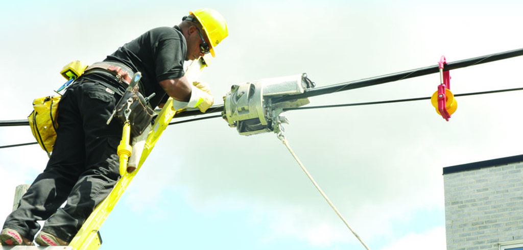 Installation de la fibre optique dans le HSF