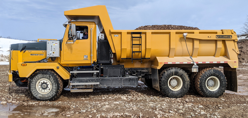 camion electrique tardif diesel