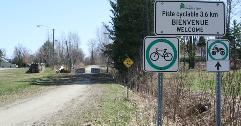 piste cyclable cookshire-eaton