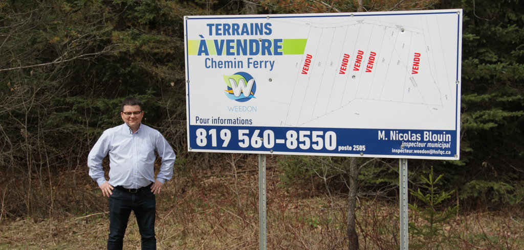 Nouveau développement domiciliaire à Weedon