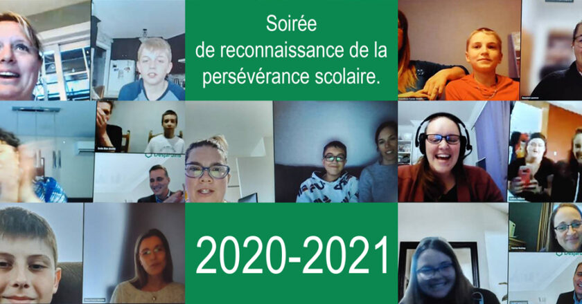 Soirée de reconnaissance de la persévérqance scolaire HSF