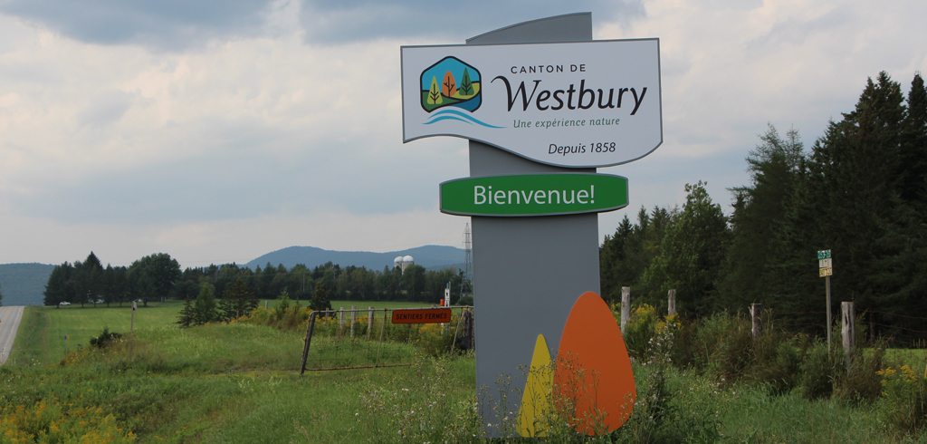 Enseigne du Canton de Westbury