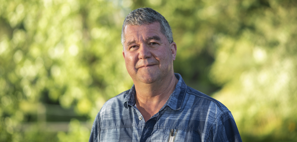 Sylvain Hébert, candidat à la maire de Westbury