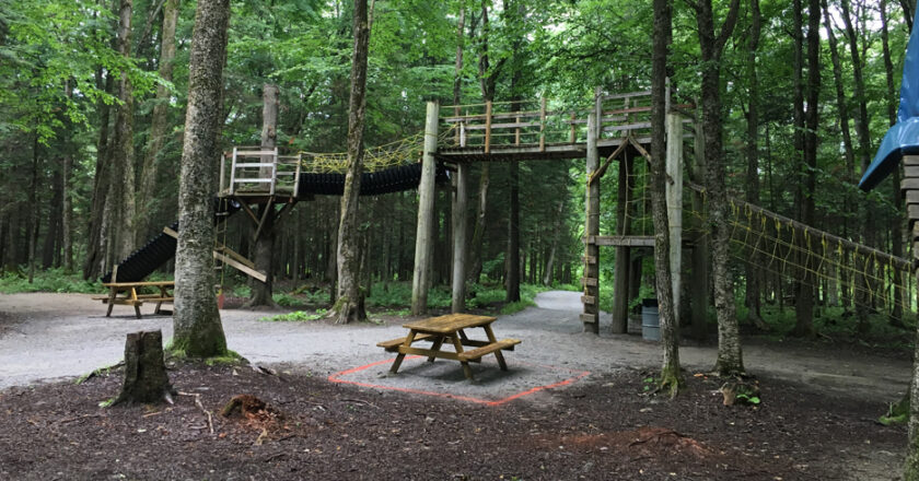 piste heberthiste au Parc des 2 rivières de East Angus