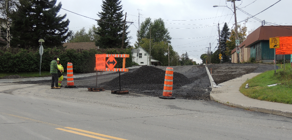 Détour route 257